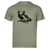 BIRDSHIRT – weissbauchtölpel (boy), khaki (Textil)
