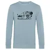 RAUTIE – vinyl cat (sweater), blue fog (Textil)