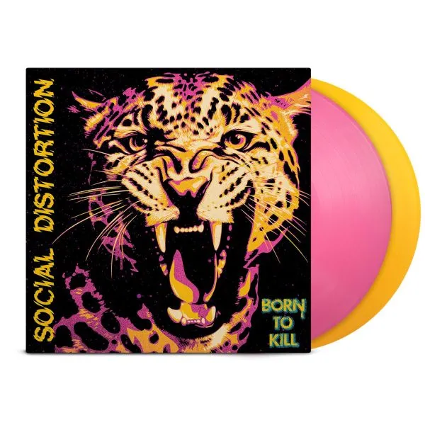 SOCIAL DISTORTION – born to kill (opaque pink/yellow la familia-lp) (LP Vinyl)