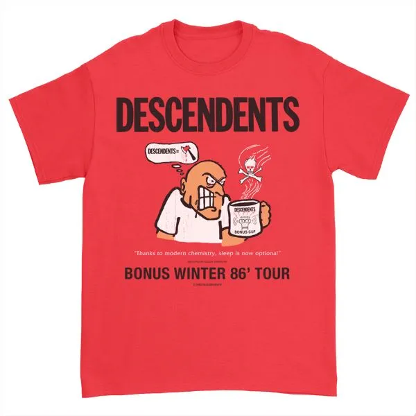 DESCENDENTS – bonus winter tour 86 (boy) red (Textil)