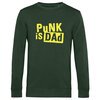 DIRK UHLENBROCK – punk is dad (sweater), forest green (Textil)