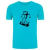 RAUTIE – skateboard willy (boy), aquamarine (Textil)