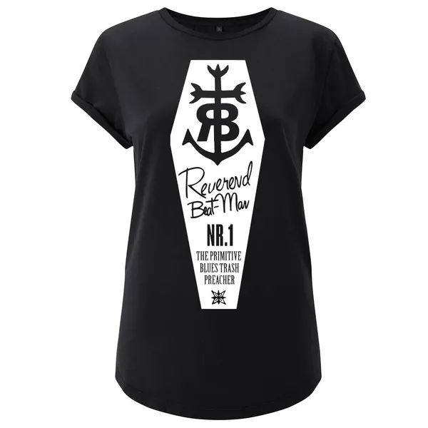 REVEREND BEAT-MAN – primitive blues trash preacher (girl), black (Textil)