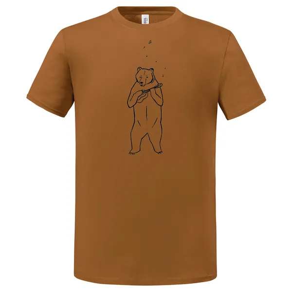 STEFANIE SCHRANK – ukulelenbär (boy), golden pecan (Textil)